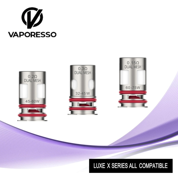 Vaporesso GTX Dual Mesh Ersatzcoil mit doppelter Mesh-Technologie